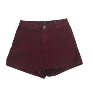 Denim Club Hi-Rise Stretch Denim Shorts